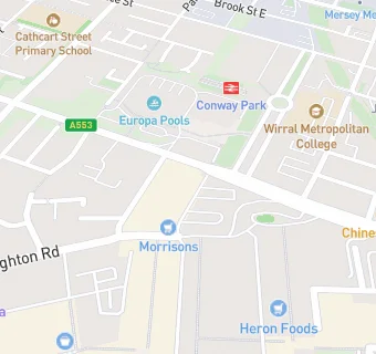 map for Mecca Bingo