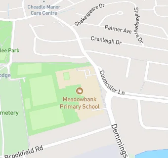 map for Meadowbank Primary School