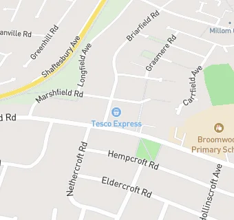 map for Broomwood Pharmacy