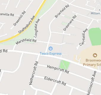 map for Broomwood Pharmacy