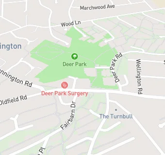 map for Deer Park Surgery