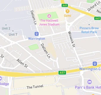 map for UTC Warrington