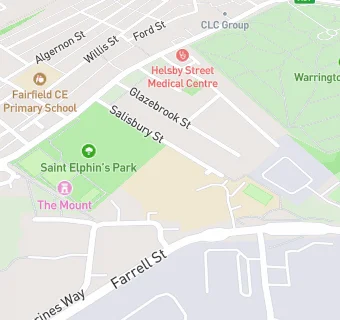 map for St Elphin's (Fairfield) CofE Voluntary Aided Primary School