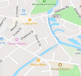 map for Marple Cottage Surgery