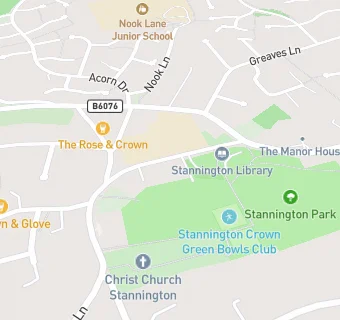 map for Stannington Medical Centre