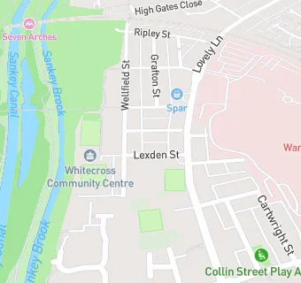 map for Lexden Street Surgery