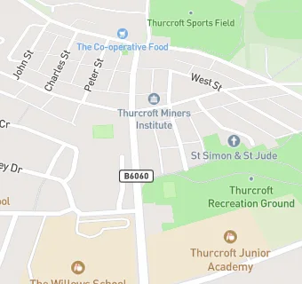 map for Thurcroft Quencher