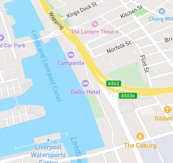 map for The Dolby Hotel