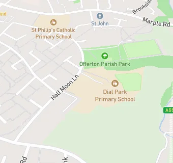 map for Totally Local Company @ St Phillips Catholic Primary School