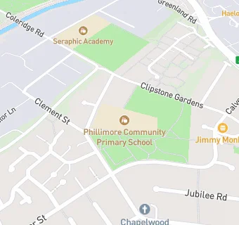 map for Phillimore Community Primary School