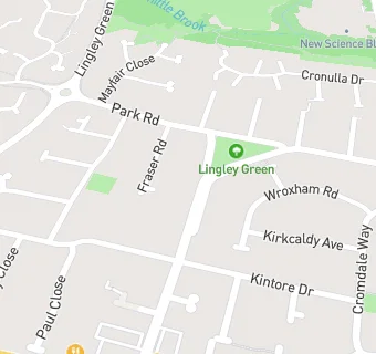 map for Lingley Road Dental Practice