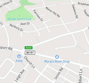 map for Nurture (Marple) Ltd