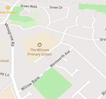 map for Willows Primary School