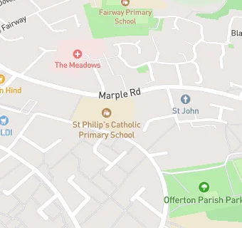 map for Offerton Hall Primary School