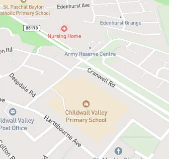 map for Childwall Valley Primary School