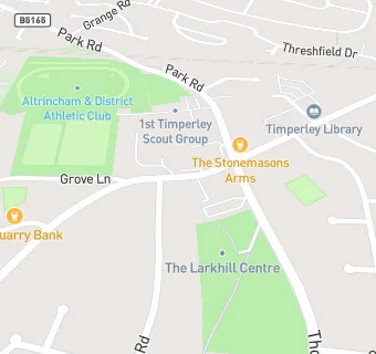 map for Timperley Post Office