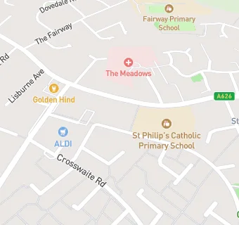 map for St Philip's Catholic Primary School