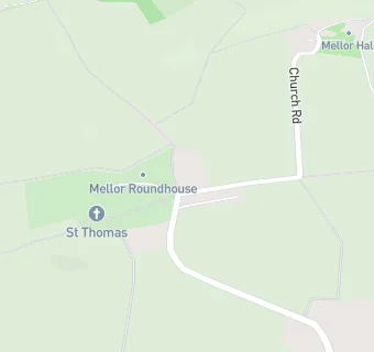 map for Mellor Parish Centre