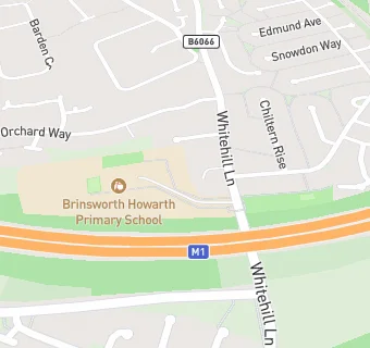 map for Brinsworth Howarth Primary School