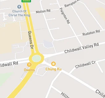 map for Childwall Fiveways Dental Practice