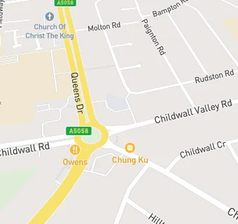 map for Fiveways Convenience Store