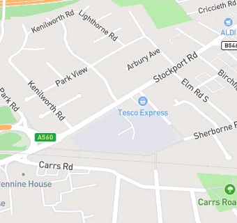 map for Tesco Express