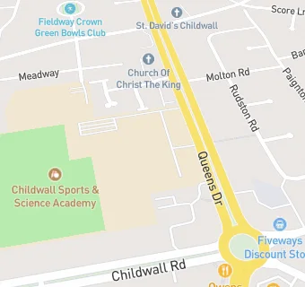 map for Childwall Sports College