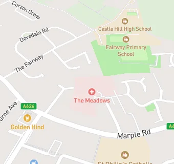 map for Mitie Cleaning & Environmental Services Ltd & The Meadows