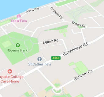 map for St Catherines Church