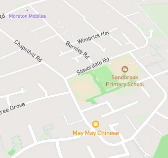 map for Orrets Meadow School