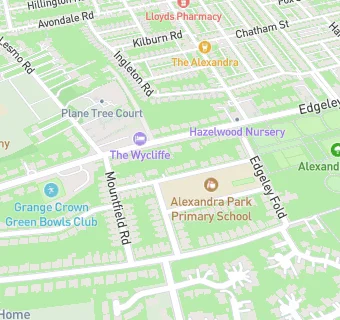 map for Alexandra Park Primary School