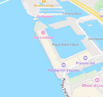 map for Docklands Fish & Chips