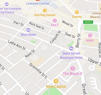 map for Opa Opa Liverpool