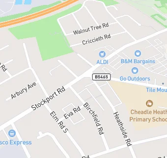 map for Stockport Road Chippy