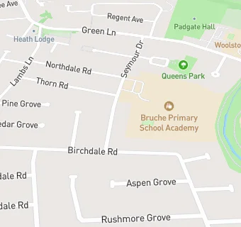 map for Bruche Community Academy