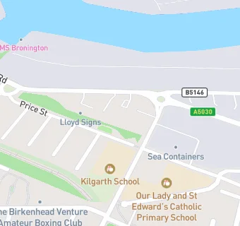 map for Kilgarth School