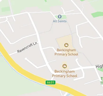 map for Beckingham Primary School