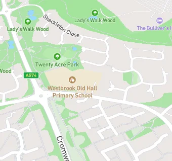 map for Old Hall School - Pre School