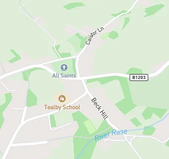 map for Tealby Village Hall