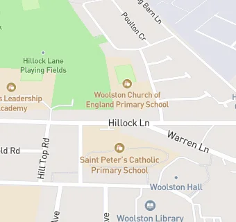 map for St Peter's Catholic Primary School