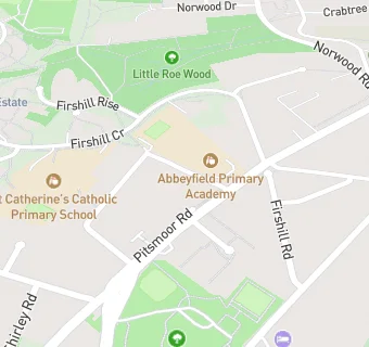 map for Firs Hill Nursery Infant School