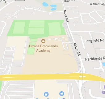 map for Dixons Brooklands Academy