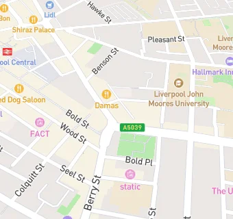 map for Thai Street food