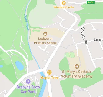 map for Dolce Ltd @ Ludworth Primary School