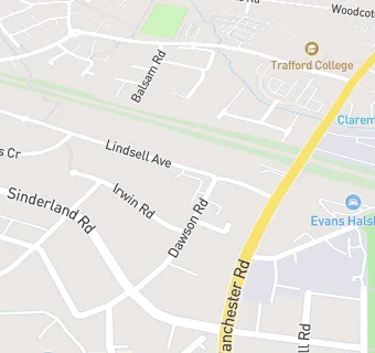 map for West Timperley Medical Centre