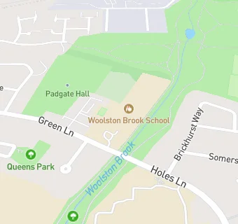 map for Green Lane Community Special School