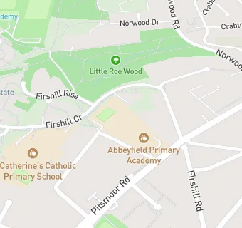 map for Abbeyfield Primary Academy