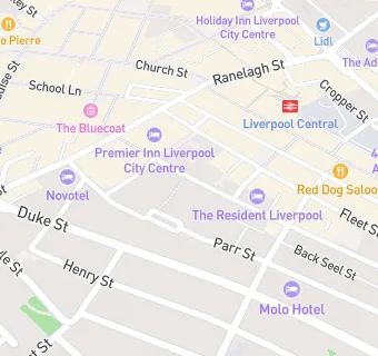 map for Toast of Liverpool