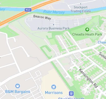 map for Cheadle Heath Club & Institute