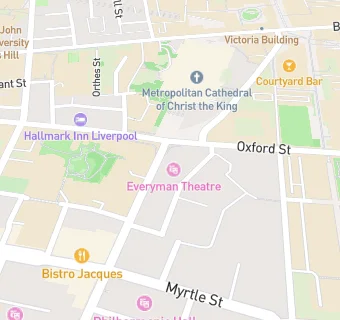 map for Everyman Theatre